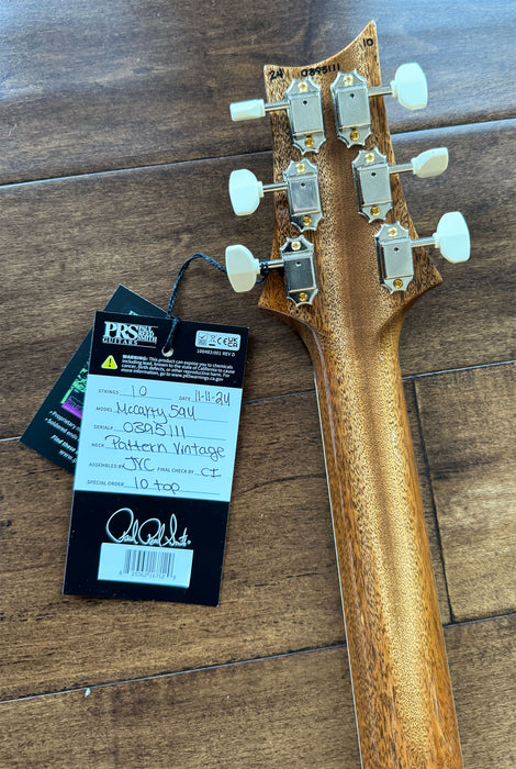 PRS McCarty 594 Faded Blue Jean Hybrid Package 10-Top Pattern Vintage 0395111