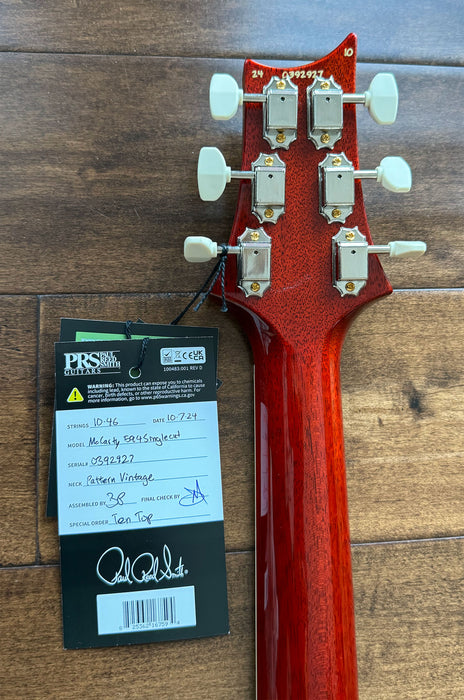 PRS McCarty 594 Singlecut Sunburst Hybrid Package 10-Top Pattern Vintage 0392927