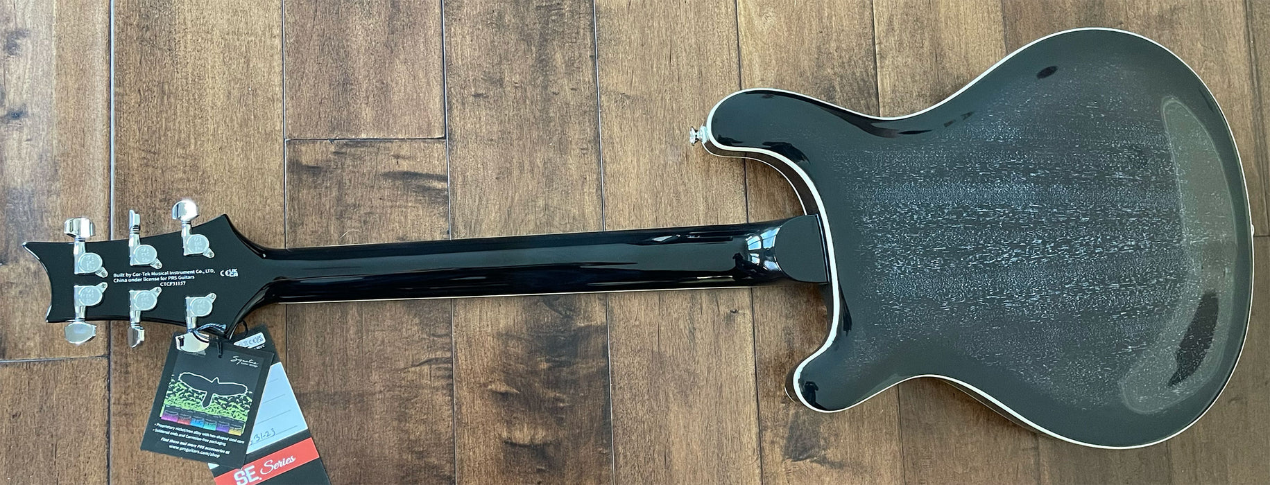 PRS SE Hollowbody Standard Piezo Dog Hair Smokeburst CTCF31157