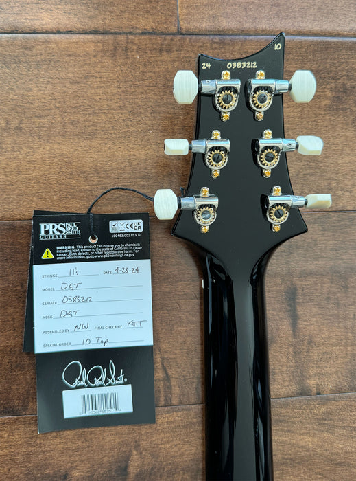 PRS DGT Electric Guitar Purple Mist Hybrid Package 10-Top 0383212