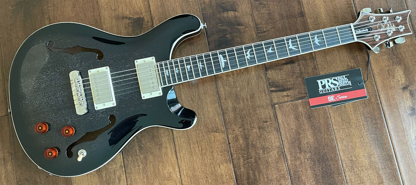 PRS SE Hollowbody Standard Piezo Dog Hair Smokeburst CTCF31157