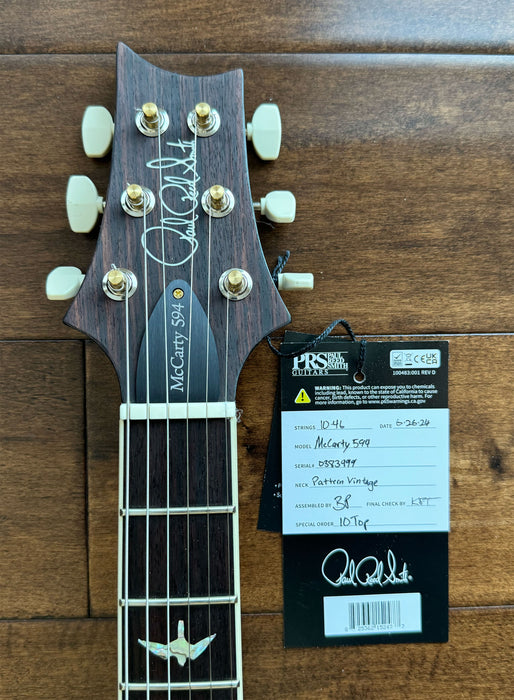PRS McCarty 594 Purple Mist Hybrid Package 10-Top Pattern Vintage 0383999