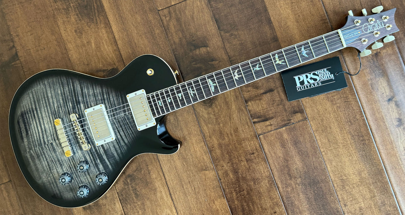PRS McCarty 594 Singlecut Charcoal Burst Hybrid Package Pattern Vintage 0391974
