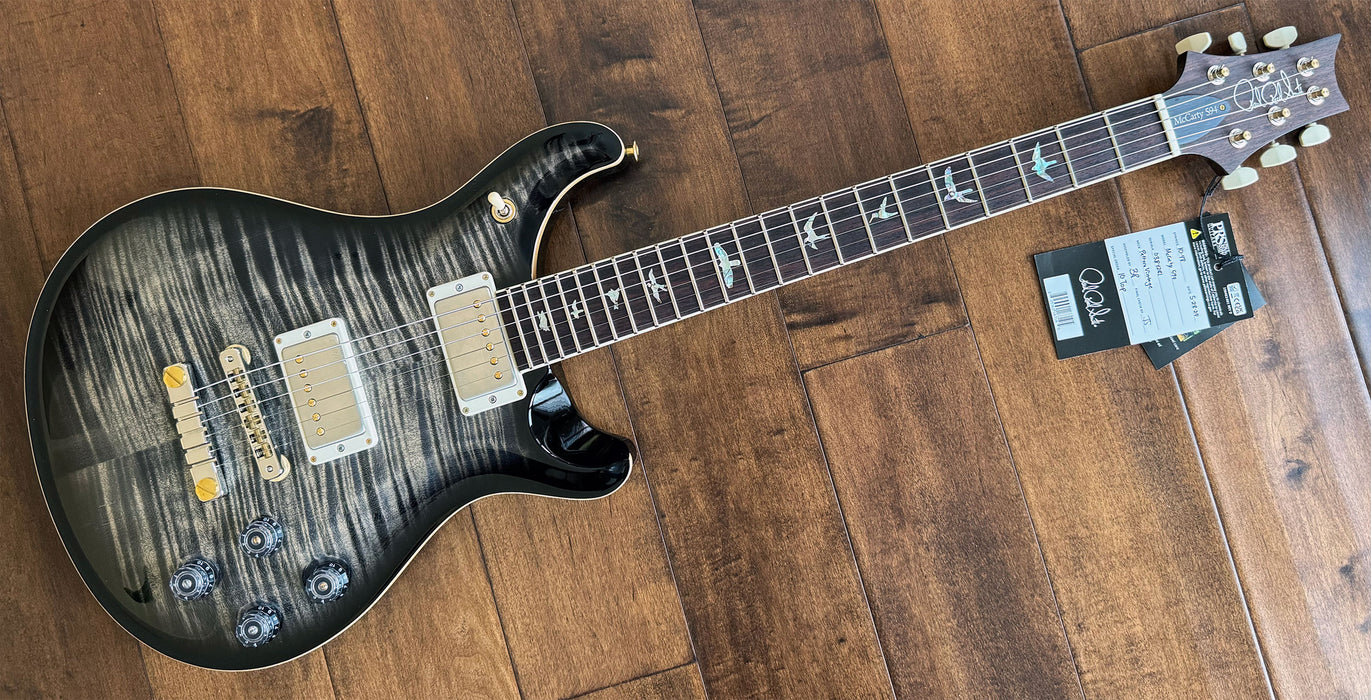 PRS McCarty 594 Charcoal Burst Hybrid Package 10-Top Pattern Vintage 0384281