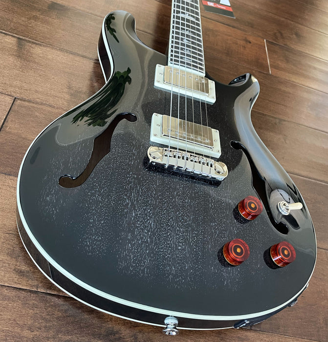 PRS SE Hollowbody Standard Piezo Dog Hair Smokeburst CTCF31157