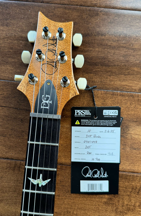 PRS DGT Electric Guitar Faded Blue Jean Flame Maple 10-Top Hybrid Package 0401448