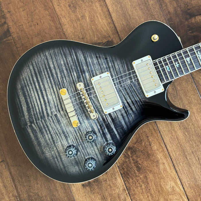 PRS McCarty 594 Singlecut Charcoal Burst Hybrid Package Pattern Vintage 0391974