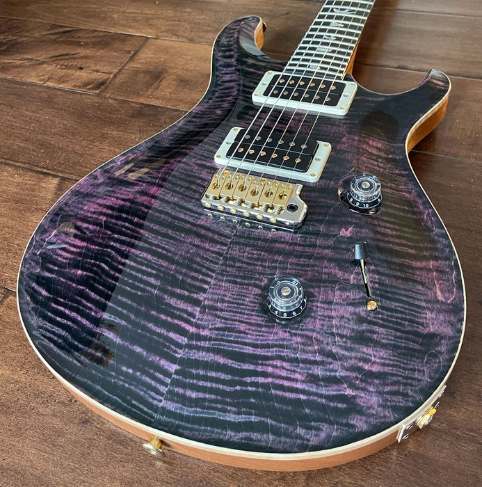 2022 PRS Custom 24 Electric Guitar Purple Iris Hybrid Package 10-Top 0351284