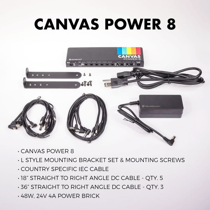 Walrus Audio Canvas Power 8 Power Supply — Vision Guitar