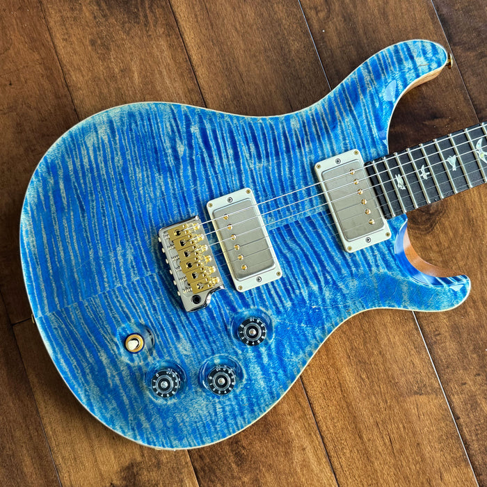 PRS DGT Electric Guitar Faded Blue Jean Flame Maple 10-Top Hybrid Package 0401448