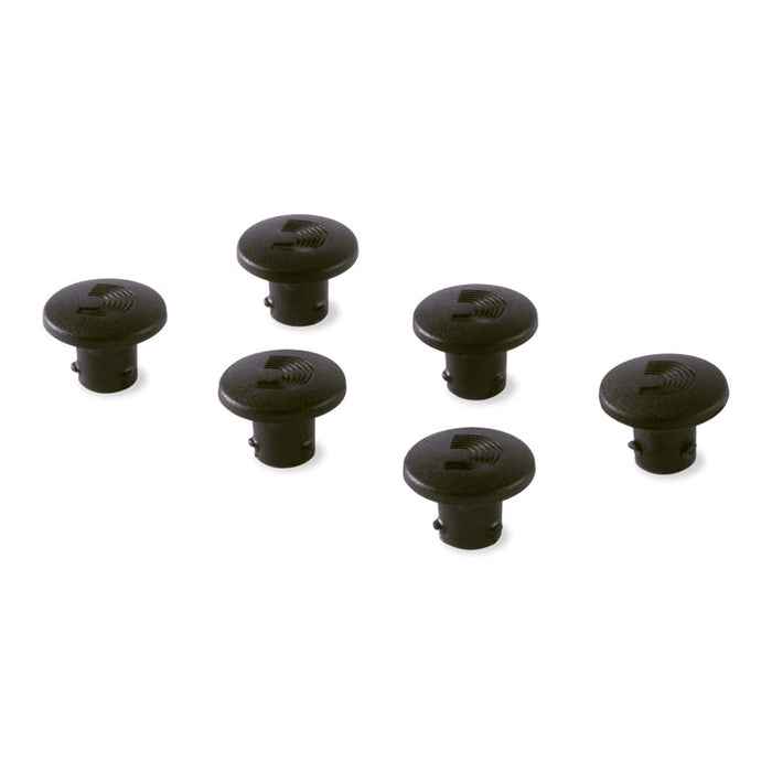 D'Addario Jack Plugs Input Jack Covers 6-Pack PW-JP-06