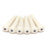 Graph Tech TUSQ Traditional Bridge Pins 2mm White/Black Dot 6pc PP-1122-00