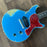 Rock N Roll Relics Thunders DC Electric Guitar Aged Lake Placid Blue 231522