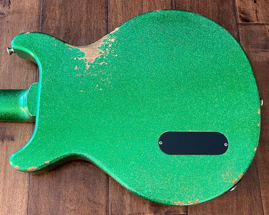 Rock N Roll Relics Thunders DC Electric Guitar Aged Lake Sparkle Green 231516