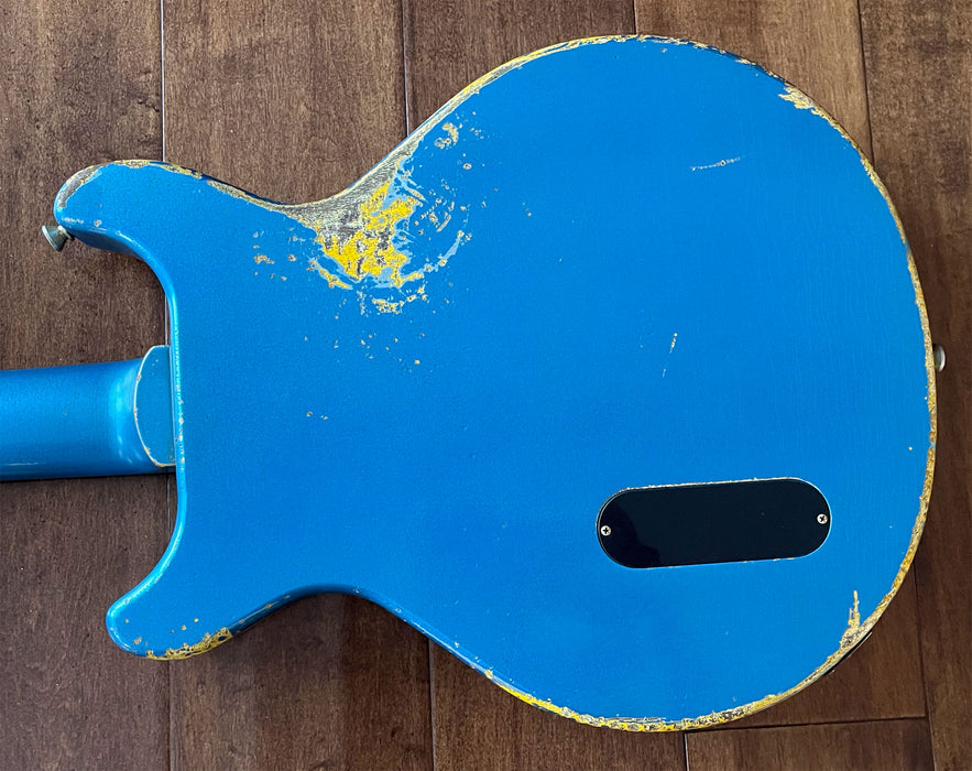 Rock N Roll Relics Thunders DC Electric Guitar Aged Lake Placid Blue 231522