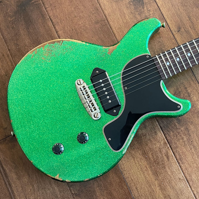 Rock N Roll Relics Thunders DC Electric Guitar Aged Lake Sparkle Green 231516