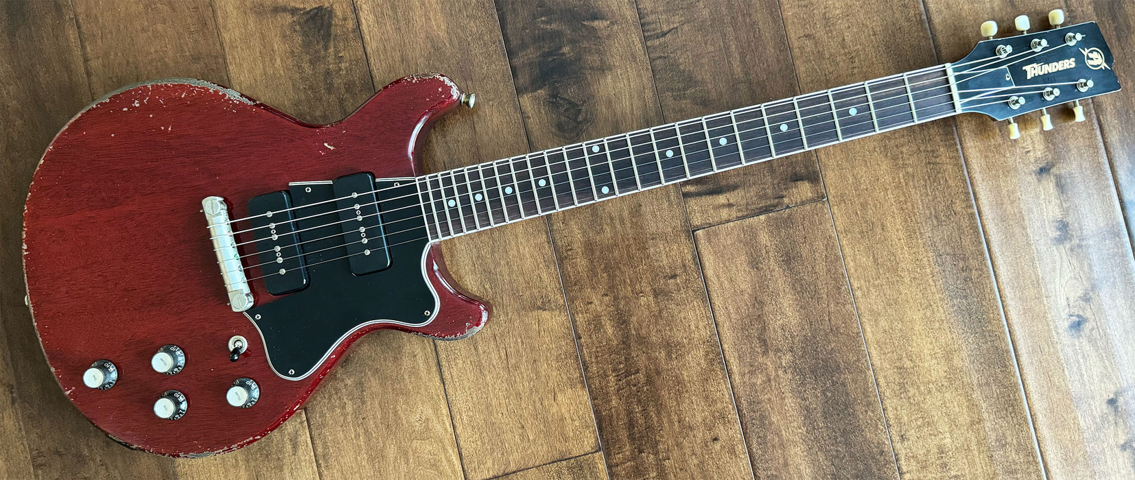Rock N Roll Relics Thunders II DC Electric Guitar Aged Cherry 231548