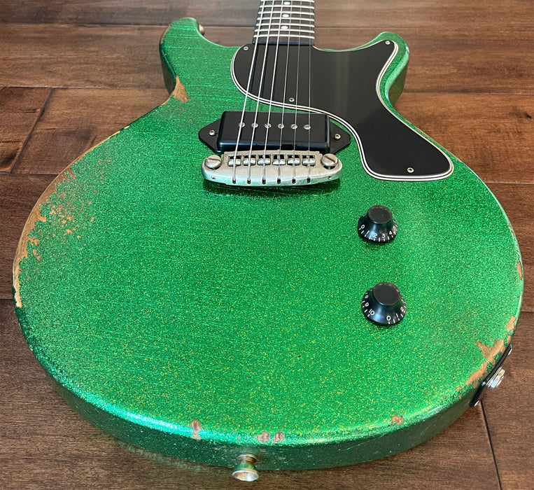 Rock N Roll Relics Thunders DC Electric Guitar Aged Lake Sparkle Green 231516