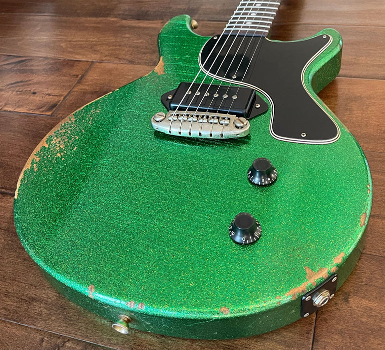 Rock N Roll Relics Thunders DC Electric Guitar Aged Lake Sparkle Green 231516