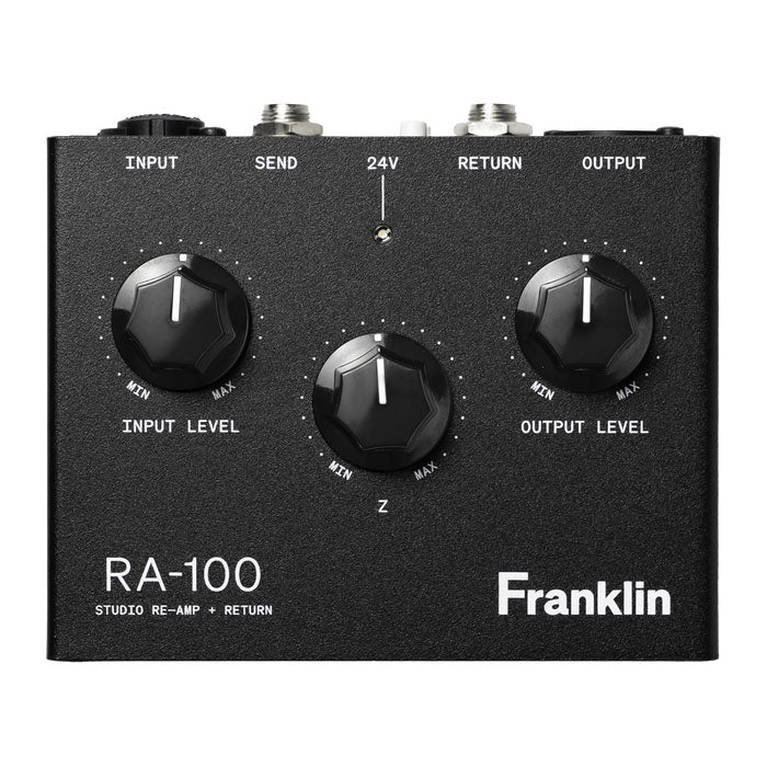 Ra Source Box Franklin Audio RA-100 Send/Return Re-Amp Box — Vision Guitar
