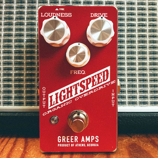 Greer Amps Lightspeed Organic Natural Overdrive Red/White