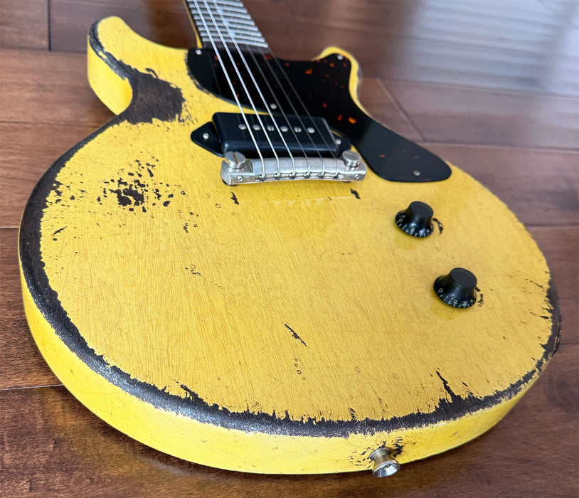 Rock N Roll Relics Thunders DC Electric Guitar Aged TV Yellow 251983