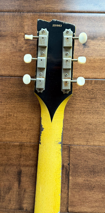 Rock N Roll Relics Thunders DC Electric Guitar Aged TV Yellow 251983