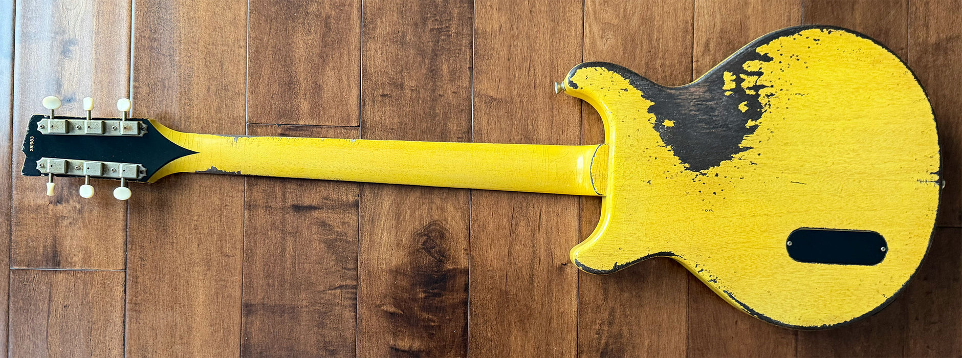 Rock N Roll Relics Thunders DC Electric Guitar Aged TV Yellow 251983