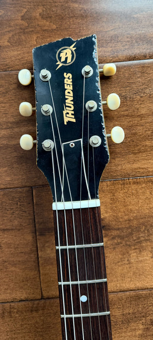 Rock N Roll Relics Thunders DC Electric Guitar Aged TV Yellow 251983