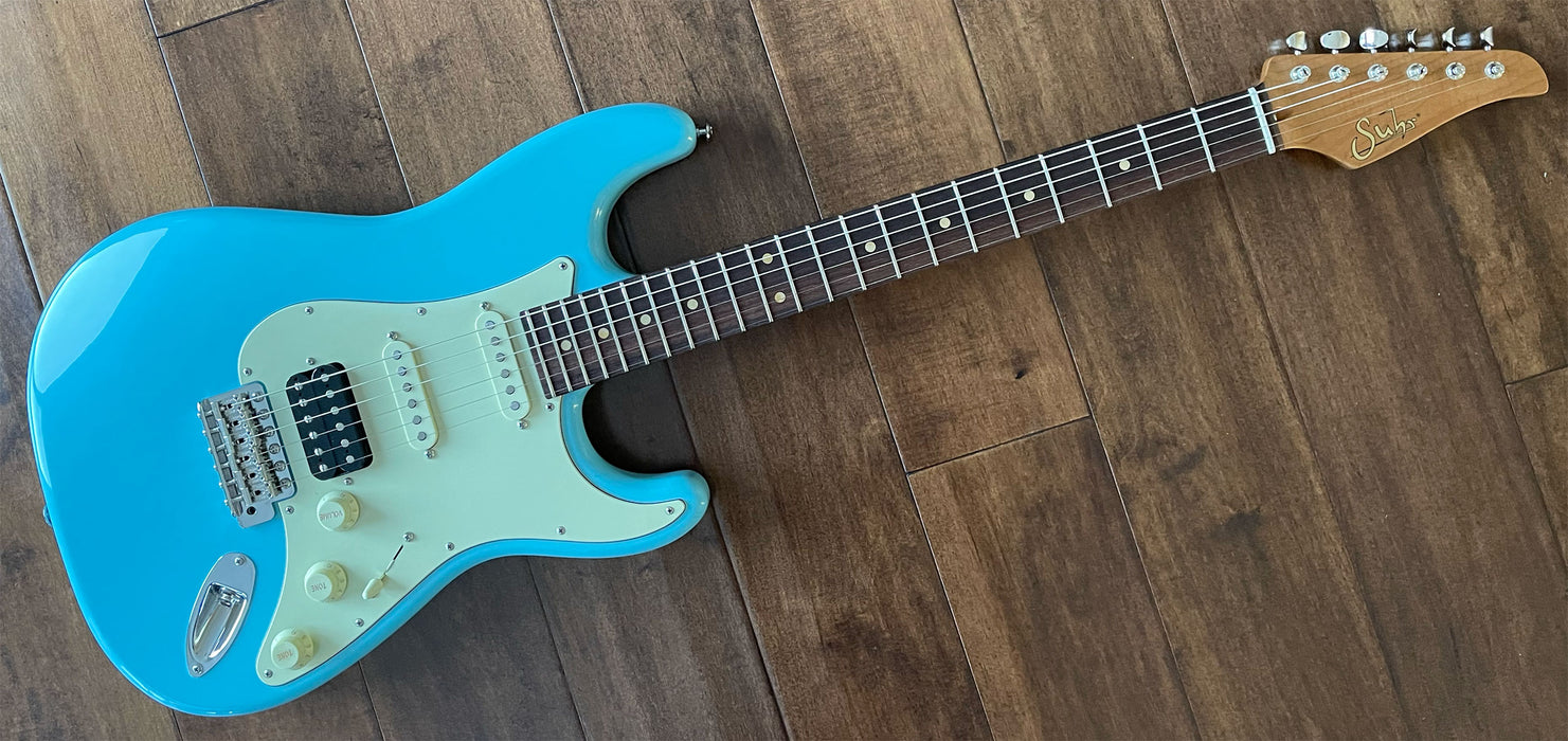 Suhr Classic S Antique Vintage Limited Edition HSS Daphne Blue 81798