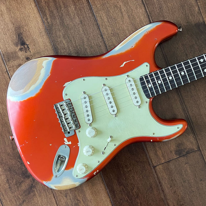 Nash Guitars Model S-63 Candy Tangerine Lollar Pickups Rosewood Neck VSN123