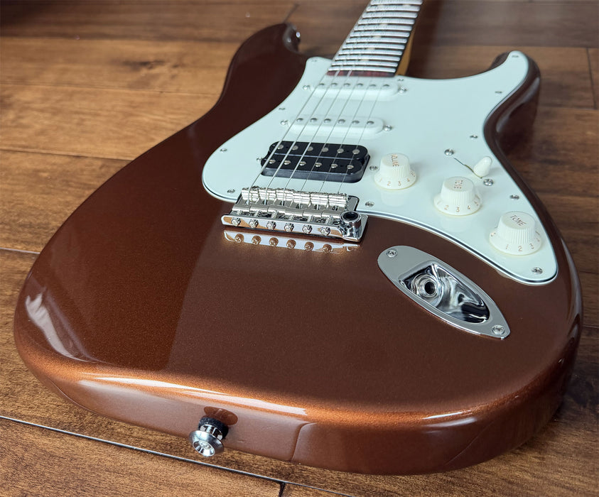 Suhr Classic S Plus Electric Guitar Root Beer Metallic Rosewood Neck 95136