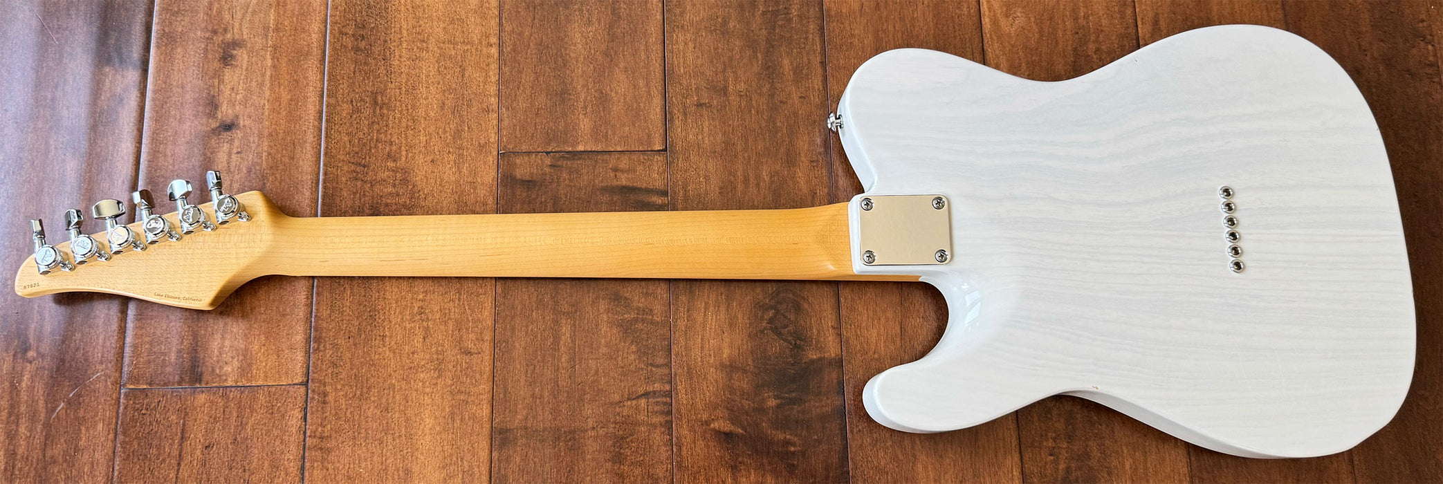 Suhr Custom Classic T Antique Electric Guitar Trans White Maple Neck 87821