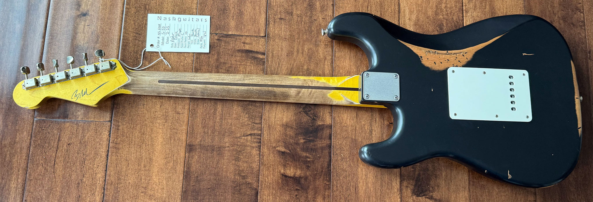 Nash Guitars Model S-57 Aged Black Lacquer Lollar Pickups NG6008