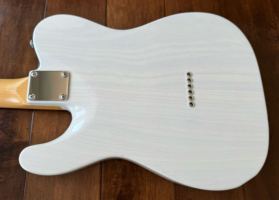 Suhr Custom Classic T Antique Electric Guitar Trans White Maple Neck 87821