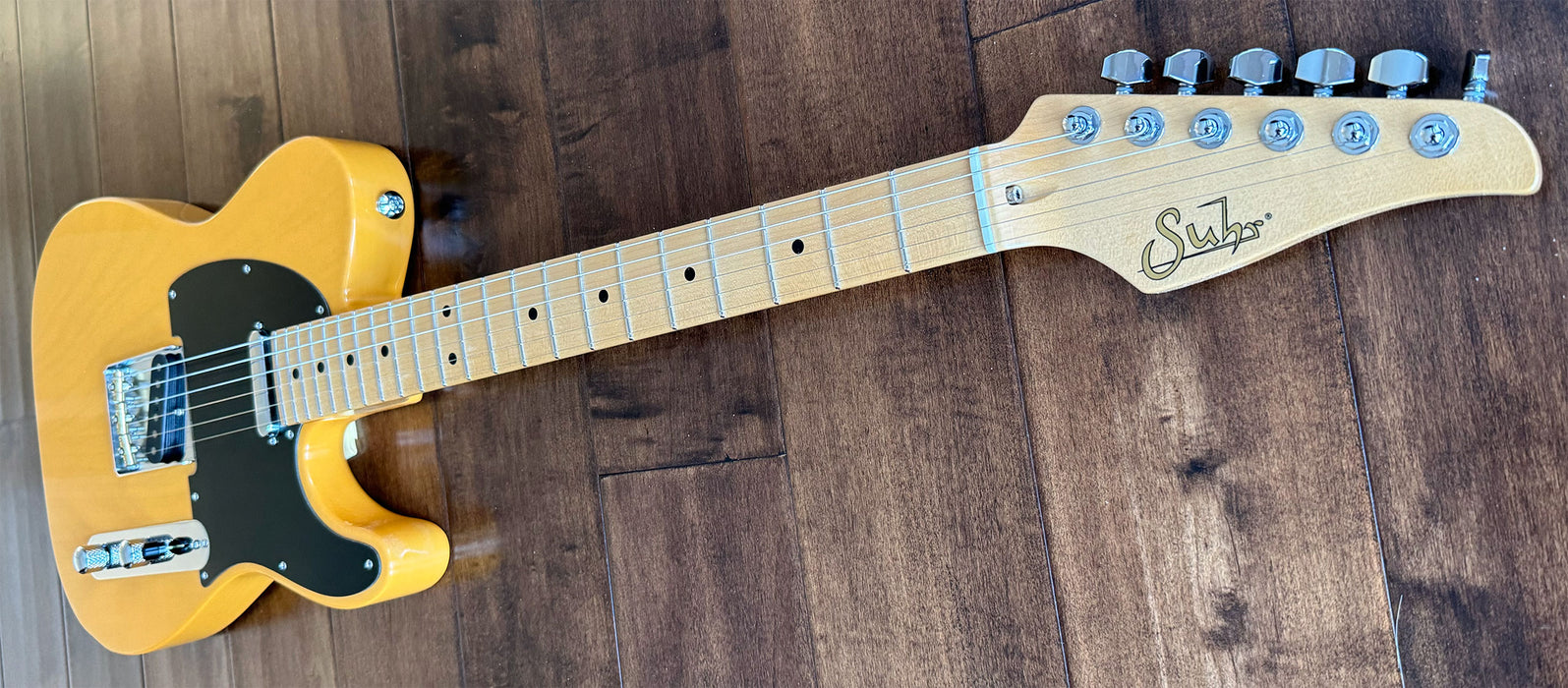 Suhr Classic T Antique Electric Guitar Trans Butterscotch 80497