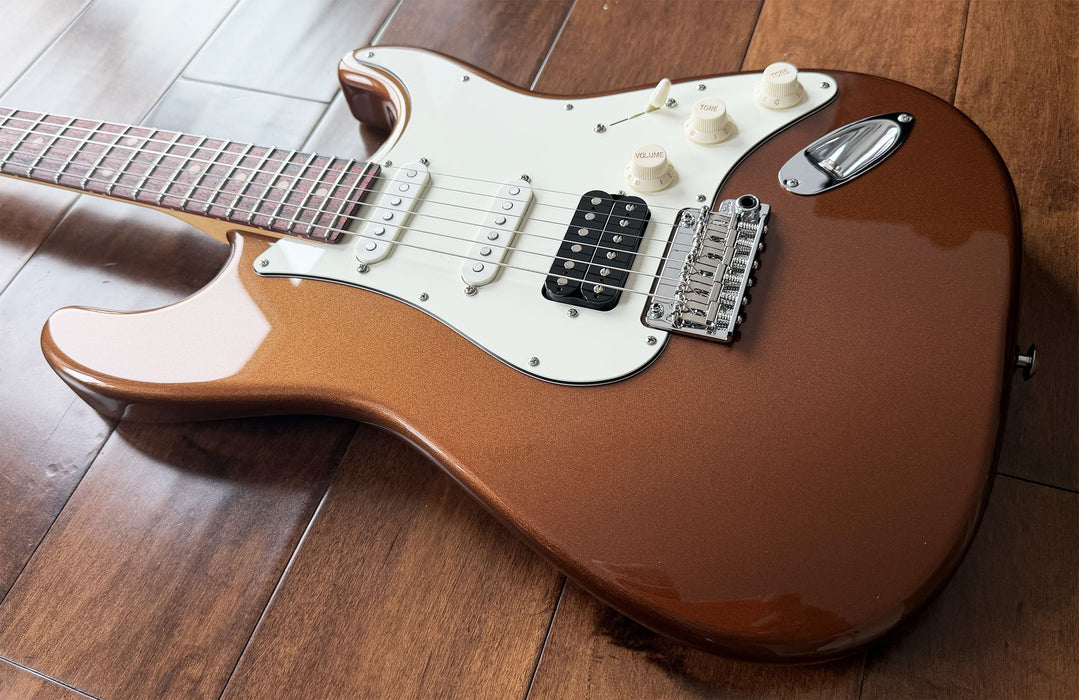 Suhr Classic S Plus Electric Guitar Root Beer Metallic Rosewood Neck 95136