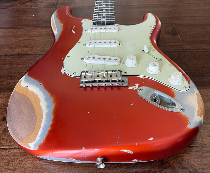 Nash Guitars Model S-63 Candy Tangerine Lollar Pickups Rosewood Neck VSN123