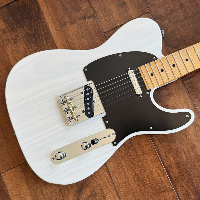 Suhr Custom Classic T Antique Electric Guitar Trans White Maple Neck 87821