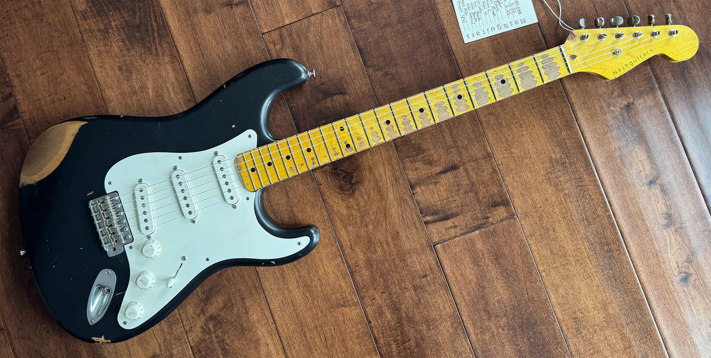 Nash Guitars Model S-57 Aged Black Lacquer Lollar Pickups NG6008