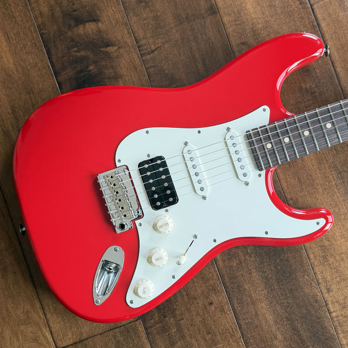 Suhr Classic S Plus Electric Guitar Porsche Red Rosewood Neck 95135