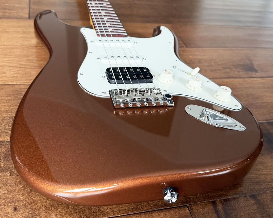 Suhr Classic S Plus Electric Guitar Root Beer Metallic Rosewood Neck 95136