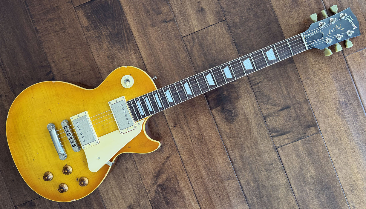Nash LP60 Gibson Les Paul Conversion Electric Guitar Lemon Burst 225630258