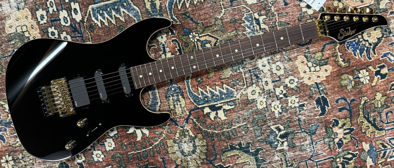 Suhr Limited Edition Standard Legacy HSS Floyd Rose Tremolo Black 65851