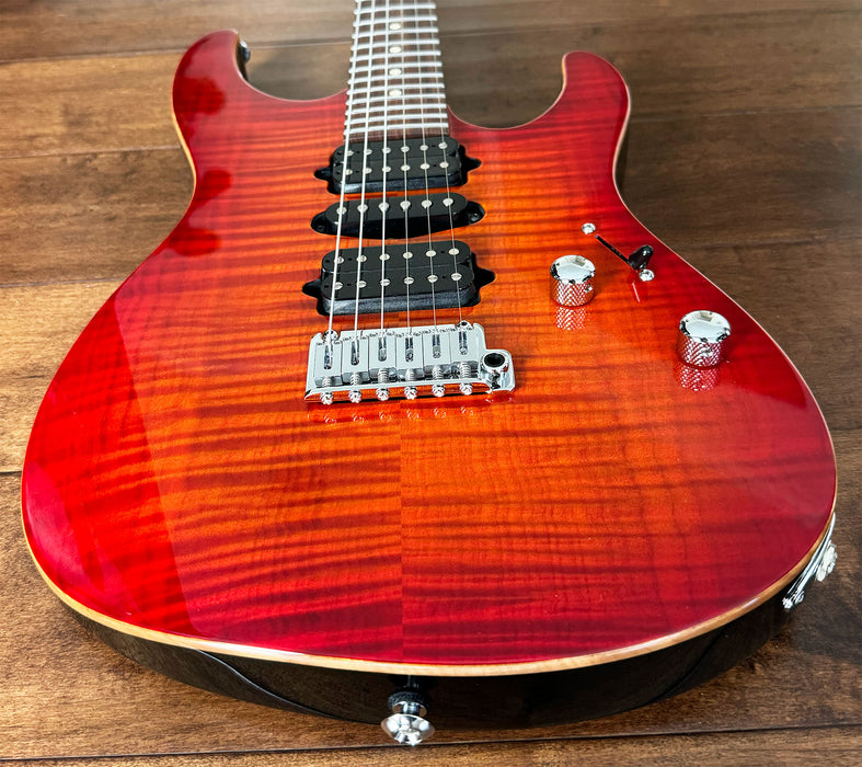 Suhr Modern Plus HSH Fireburst Roasted Maple Pau Ferra Neck 76207