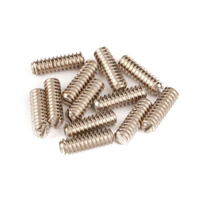 Fender American Vintage Telecaster Saddle Height Screws Slotted Nickel (12) 0016105049