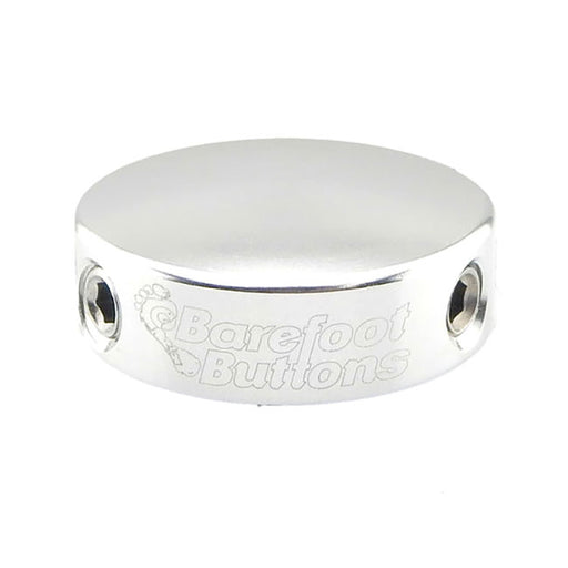 Barefoot Buttons Version 1 (3/8" 10mm 3PDT Switches) Mini Silver