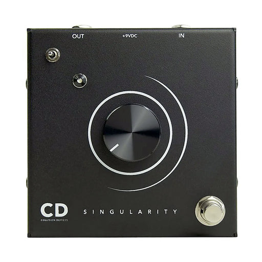 Collision Devices Singularity One Knob Fuzz Pedal Black