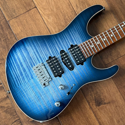 Suhr Modern Plus HSH Trans Whale Blue Burst Roasted Maple Pau Ferro Neck 87825