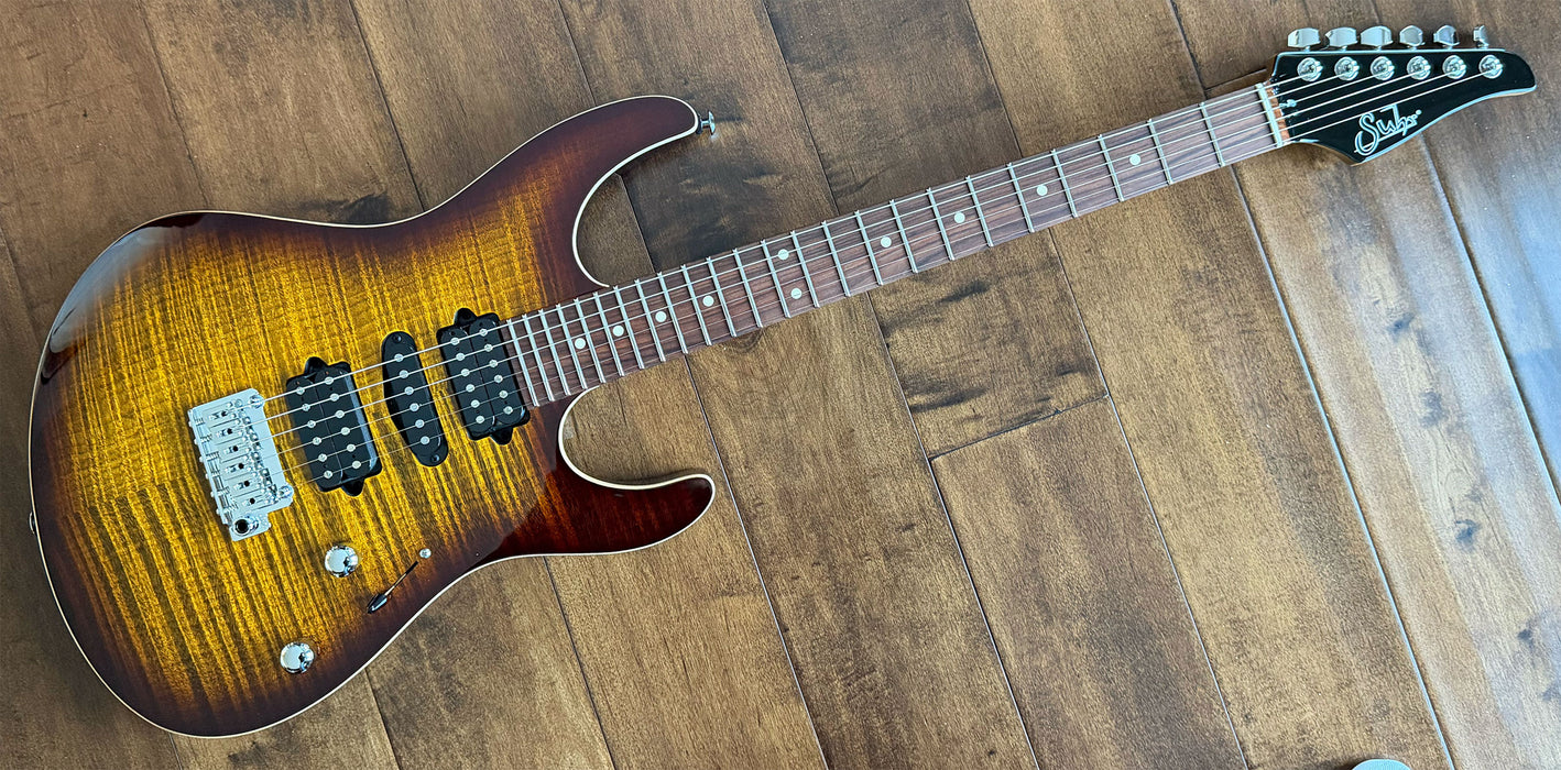 Suhr Modern Plus HSH Bengel Burst Roasted Maple Pau Ferro Neck 88762
